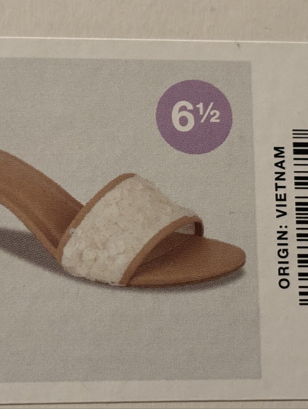 a new day Cream Faux-Shearling Open-Toe Slide Mule